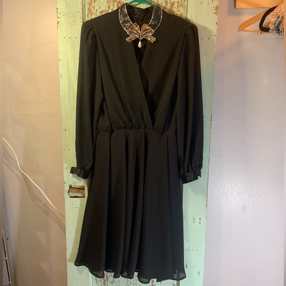 Women’s Ursula black long sleeve dress